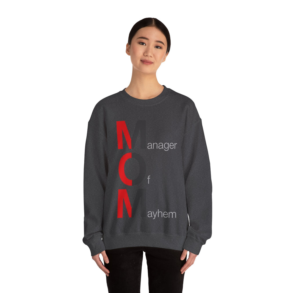 Manager Of Mayhem Sweatshirt | Mother's Day M.O.M. Gift