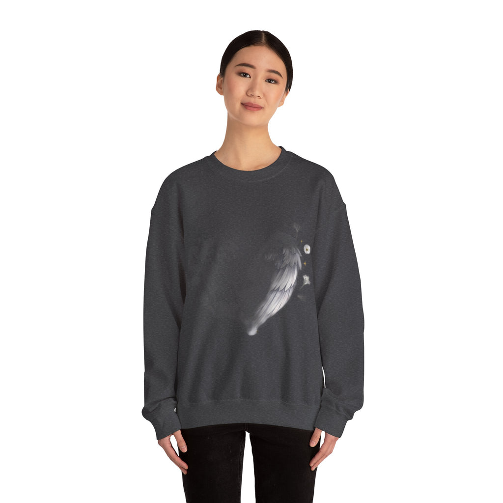Angel Mom Memorial Sweatshirt - Forever in My Heart - Bereaved Mother Remembrance