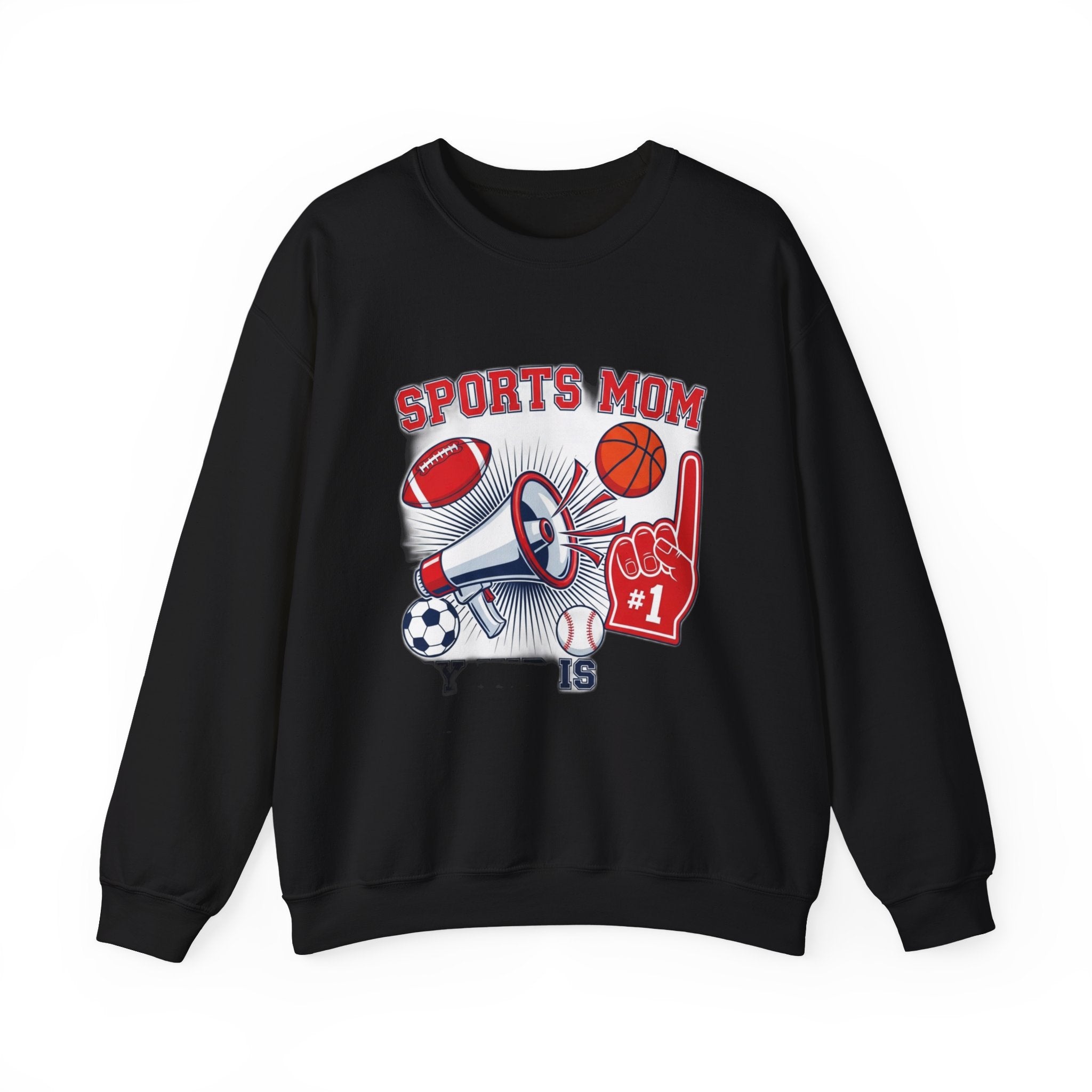Sports Mom Sweatshirt - My Kid is the Reason I Yell - Team Mom Bleacher Shirt