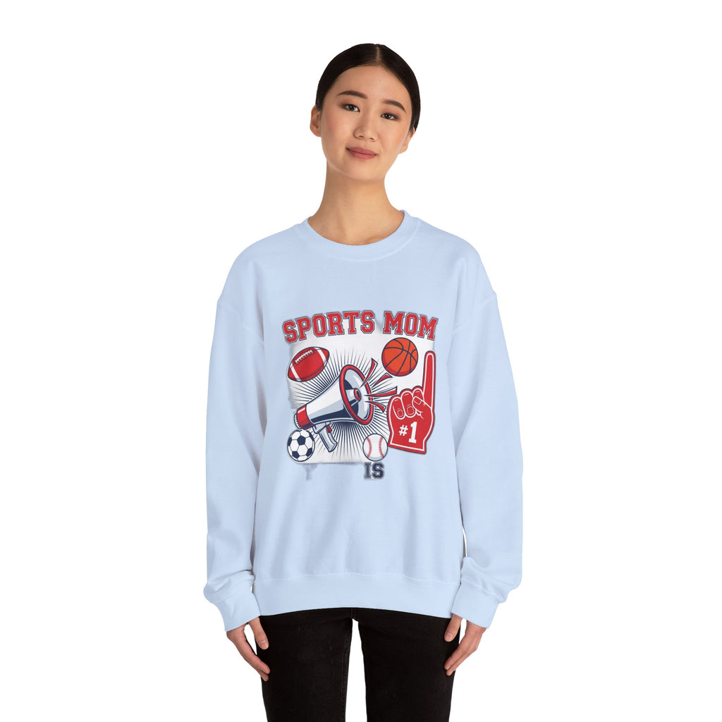 Sports Mom Sweatshirt - My Kid is the Reason I Yell - Team Mom Bleacher Shirt
