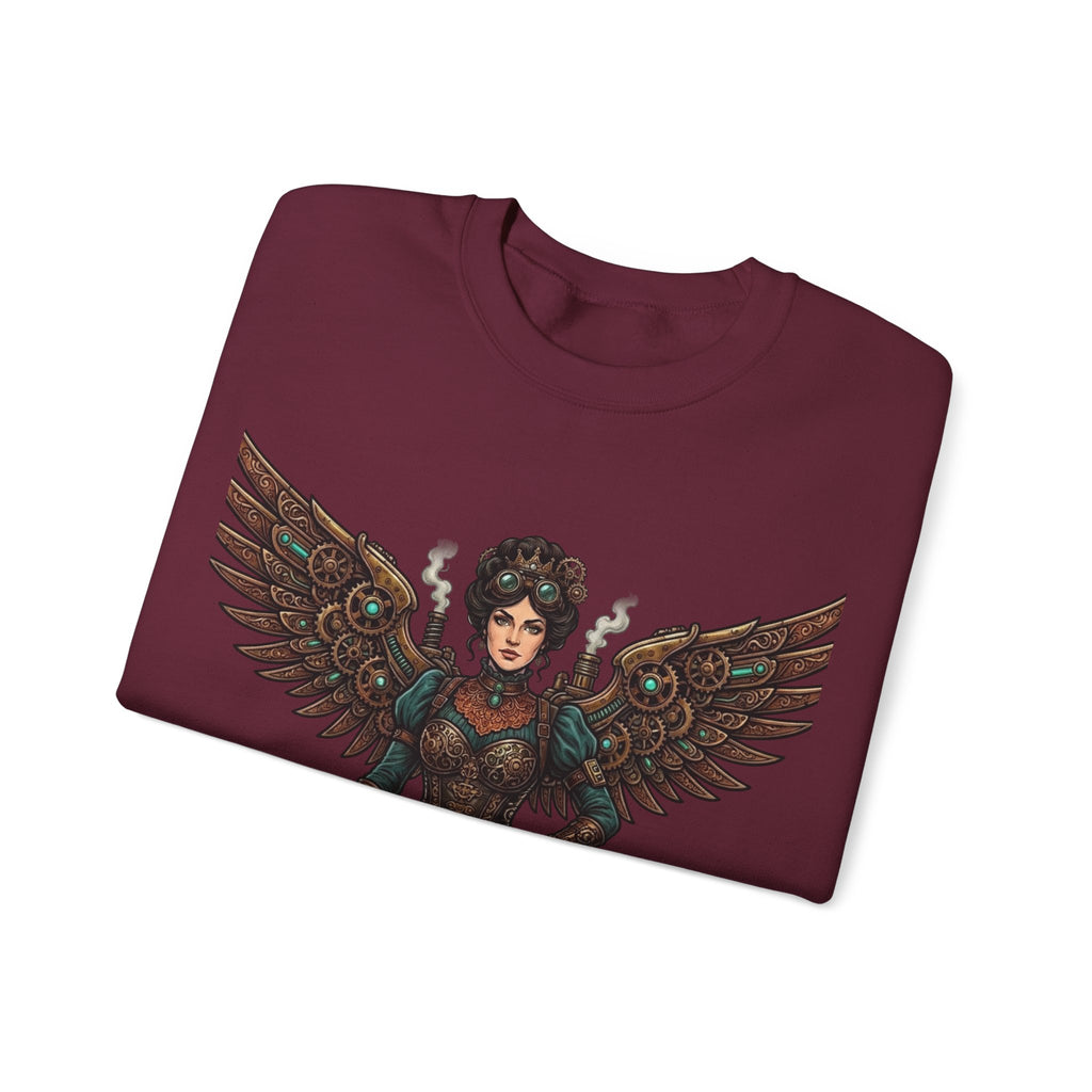 Steampunk Mother - Clockwork Wings Crewneck Sweatshirt