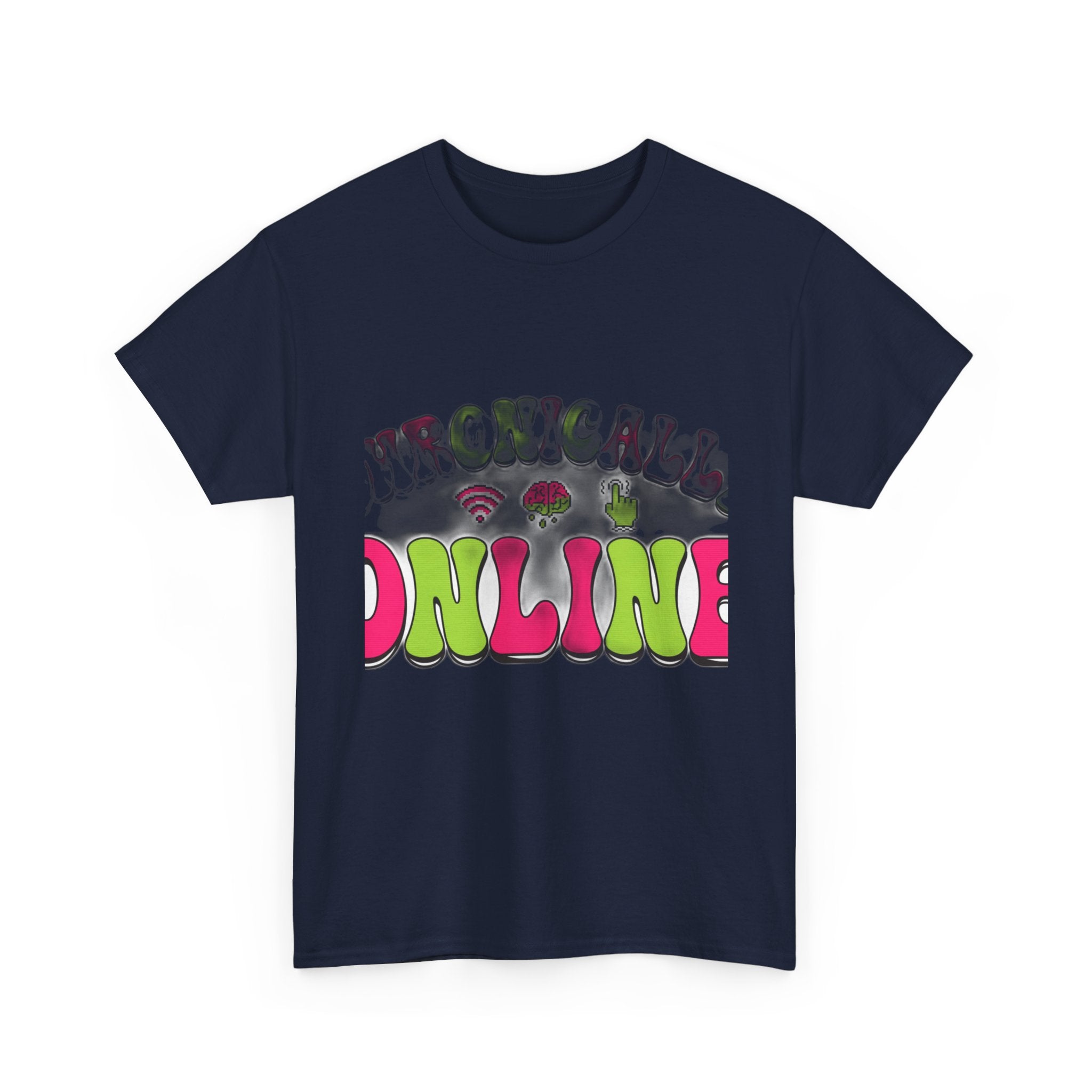 Chronically Online | Internet Brainrot Funny Gen Z T-Shirt