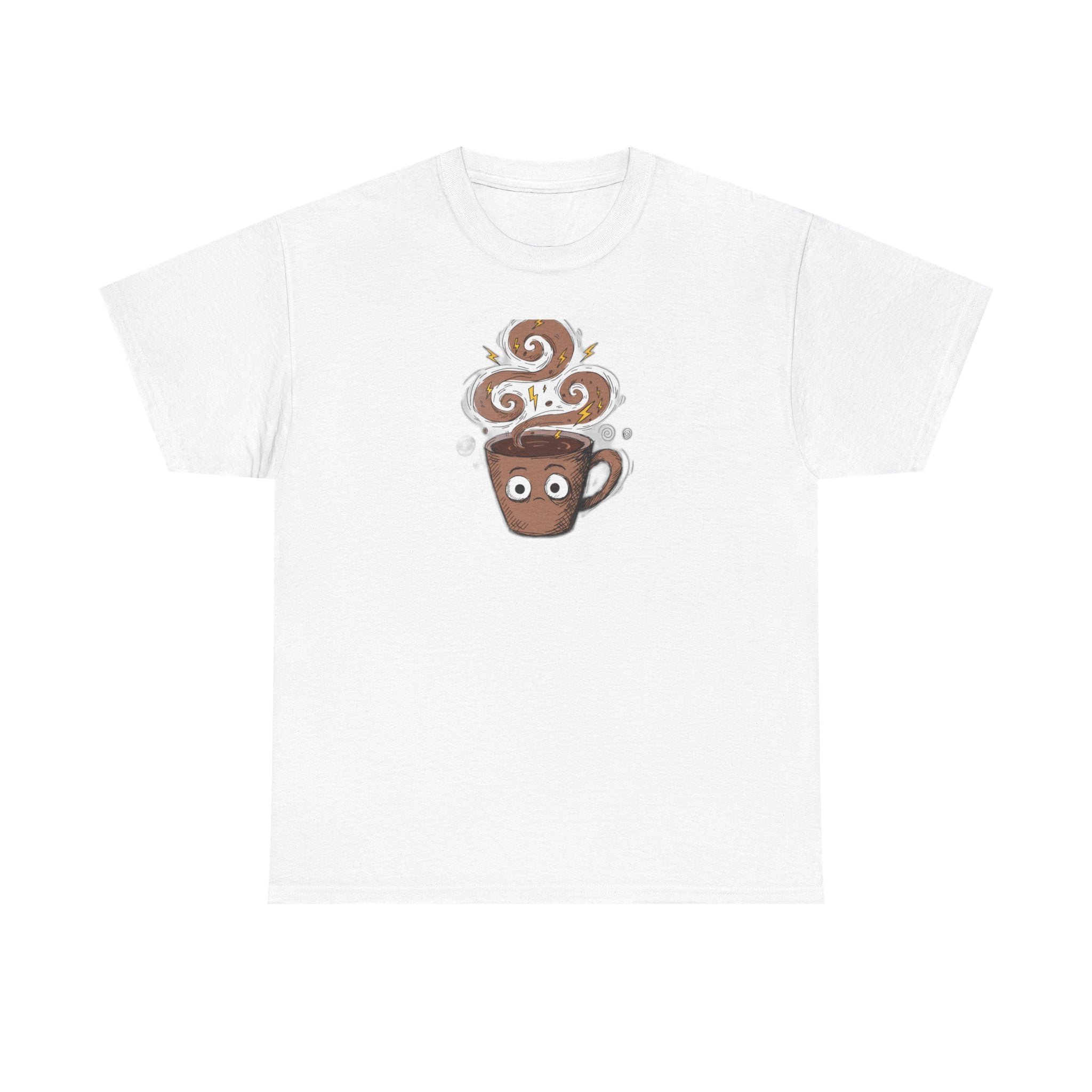 On My Third Coffee And Starting to Feel It | Funny Anxiety T-Shirt