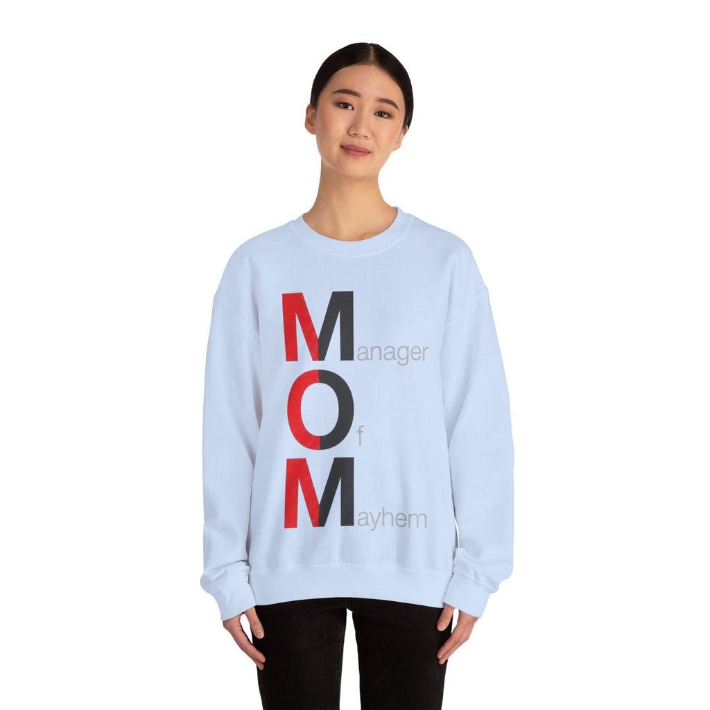 Manager Of Mayhem Sweatshirt | Mother's Day M.O.M. Gift