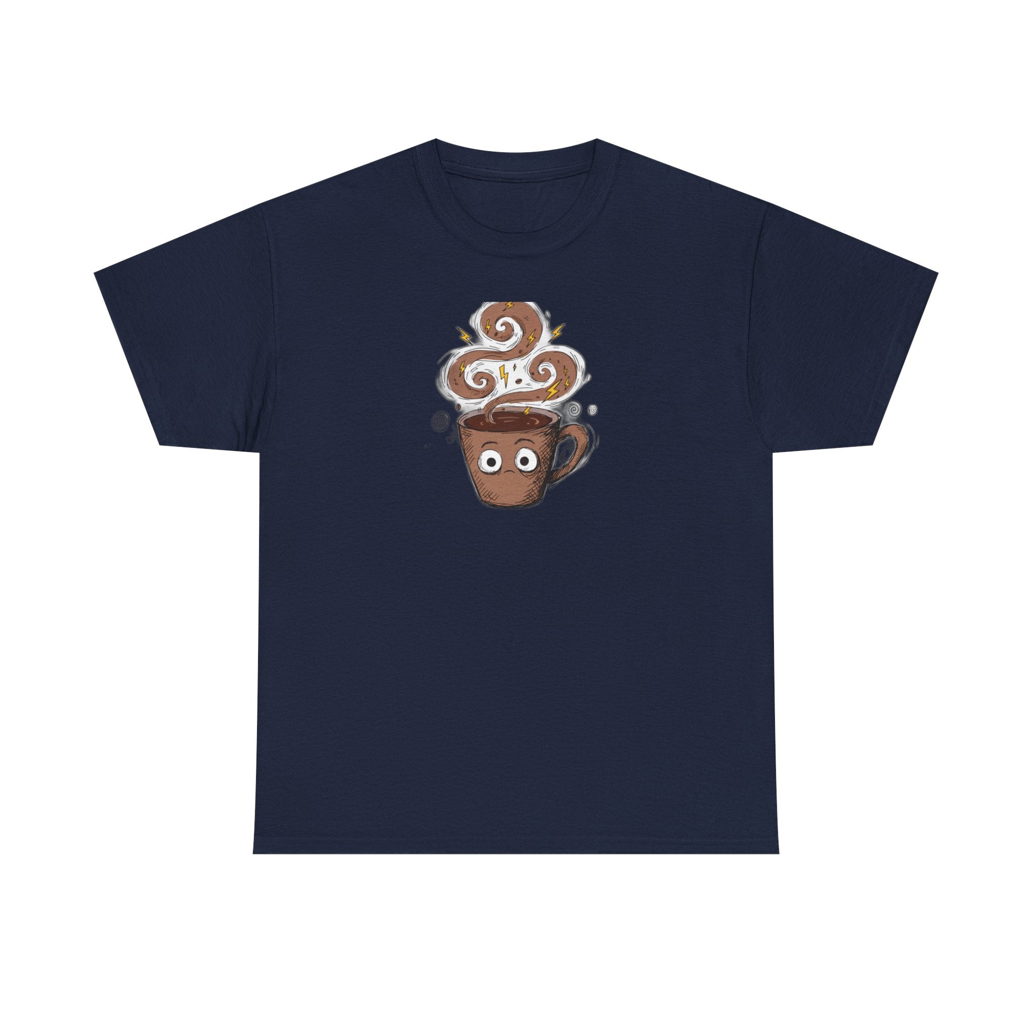 On My Third Coffee And Starting to Feel It | Funny Anxiety T-Shirt