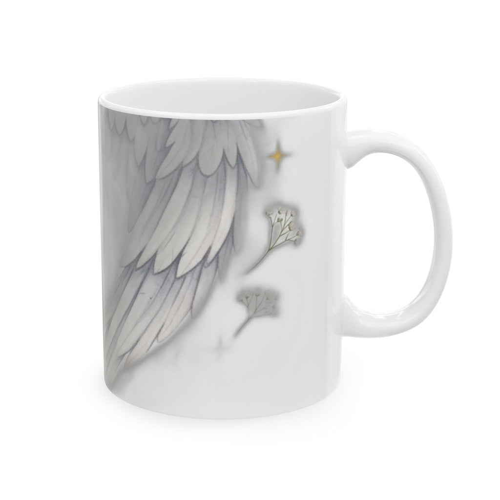 Angel Mom Memorial Mug - Forever in My Heart - Remembrance Gift for Bereaved Mother