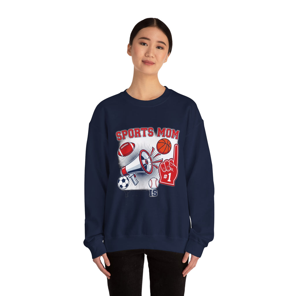 Sports Mom Sweatshirt - My Kid is the Reason I Yell - Team Mom Bleacher Shirt