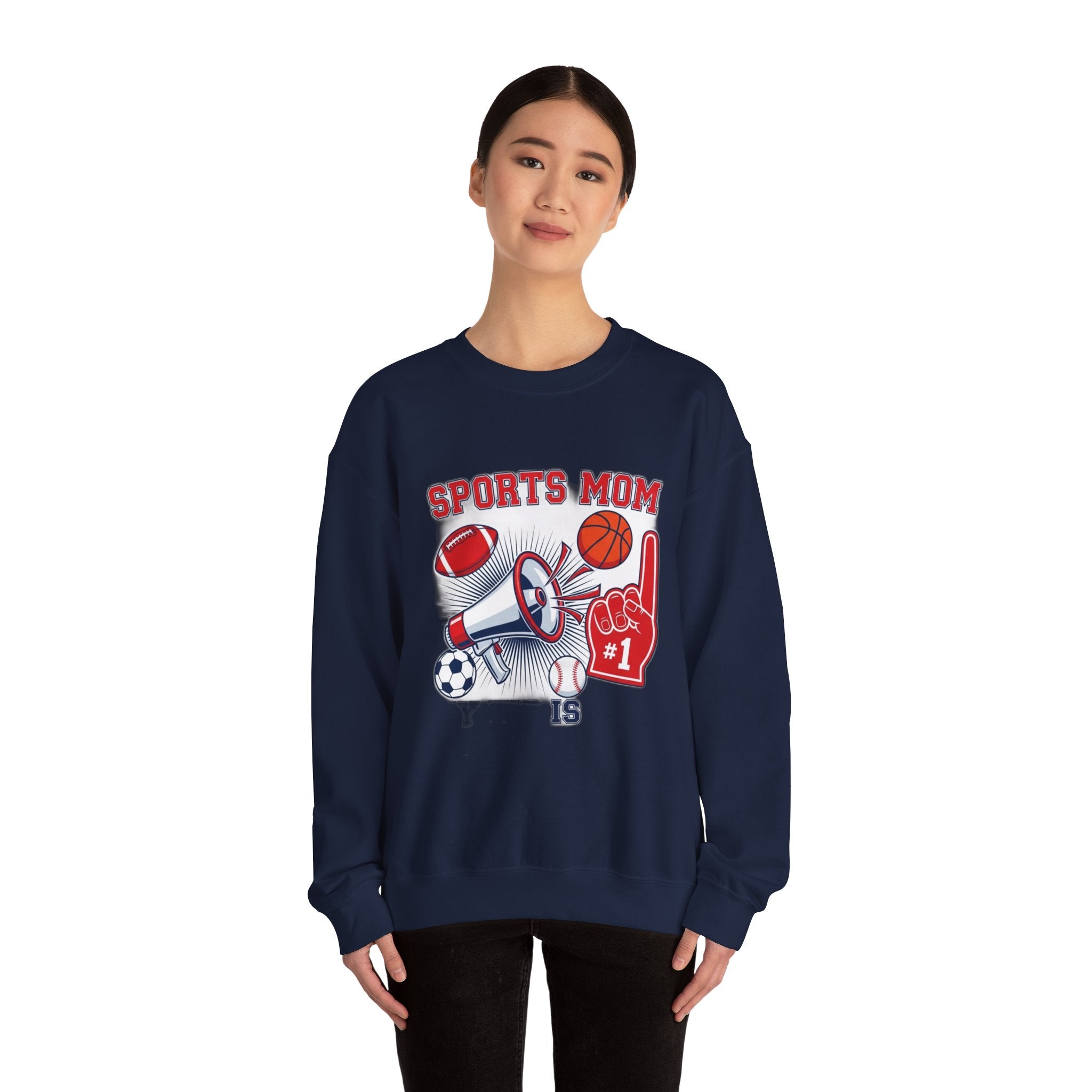Sports Mom Sweatshirt - My Kid is the Reason I Yell - Team Mom Bleacher Shirt