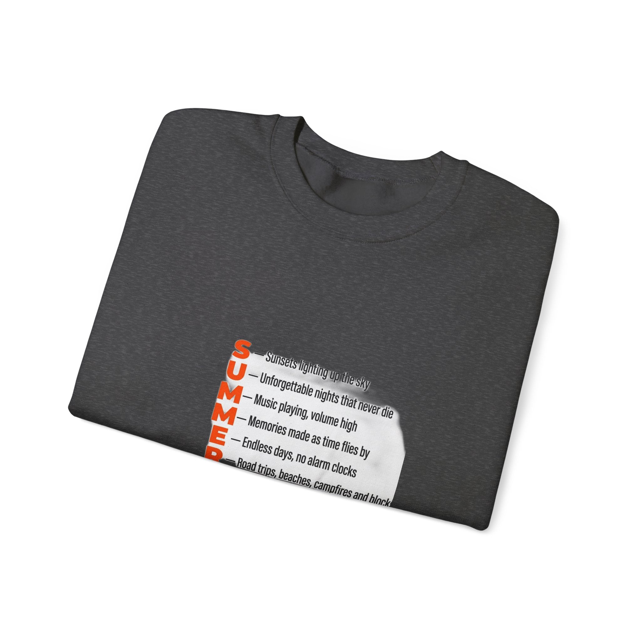 SUMMER Acrostic Poem - Teen Summer Vibes - Sweatshirt