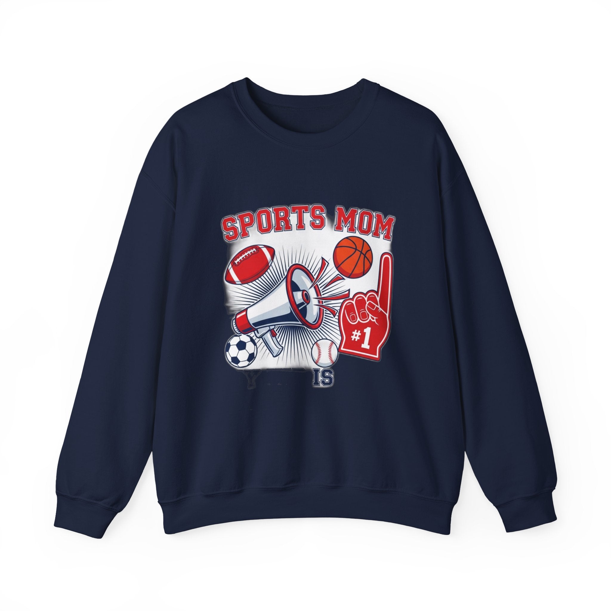 Sports Mom Sweatshirt - My Kid is the Reason I Yell - Team Mom Bleacher Shirt