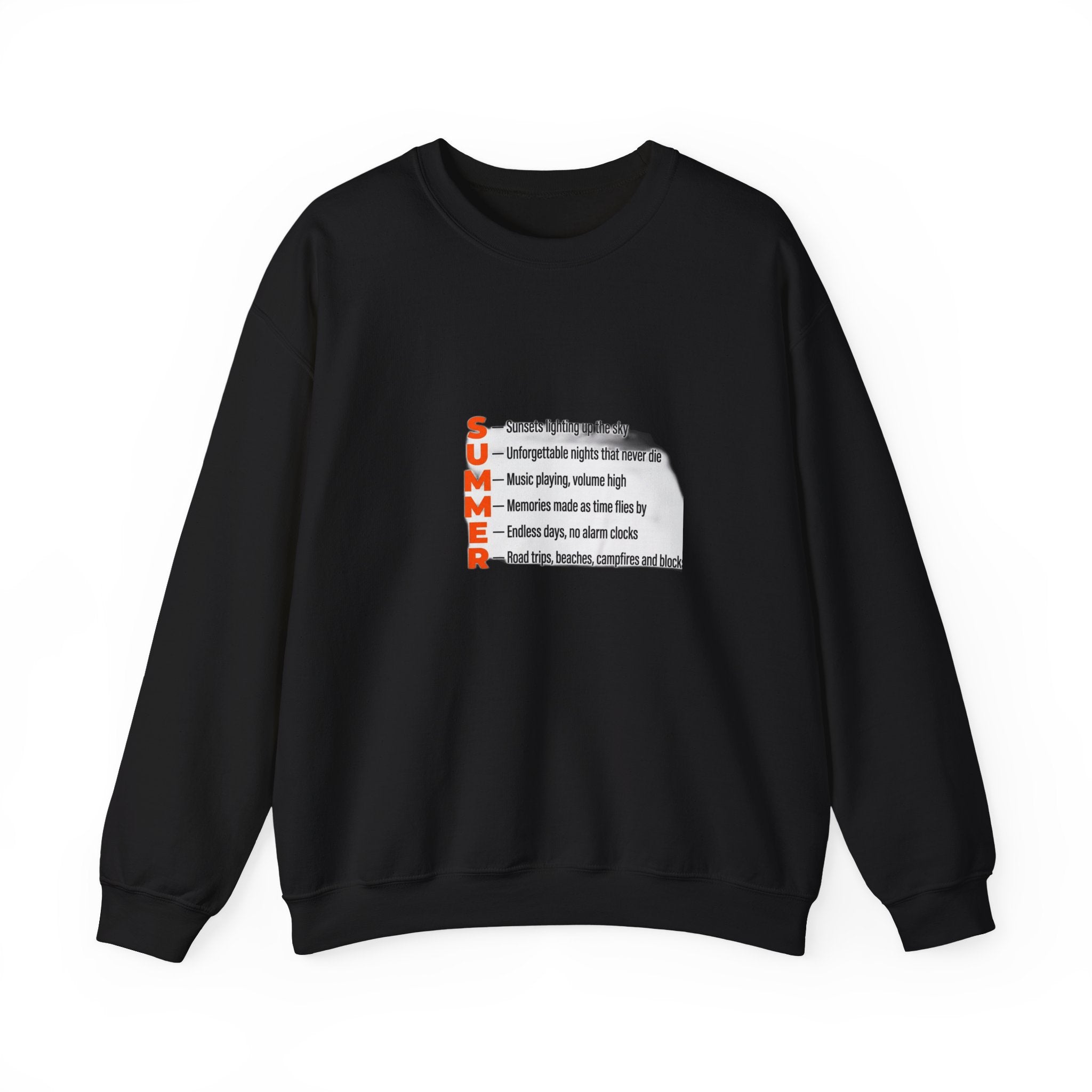 SUMMER Acrostic Poem - Teen Summer Vibes - Sweatshirt