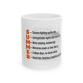SUMMER Acrostic Poem - Teen Summer Vibes - Coffee Mug