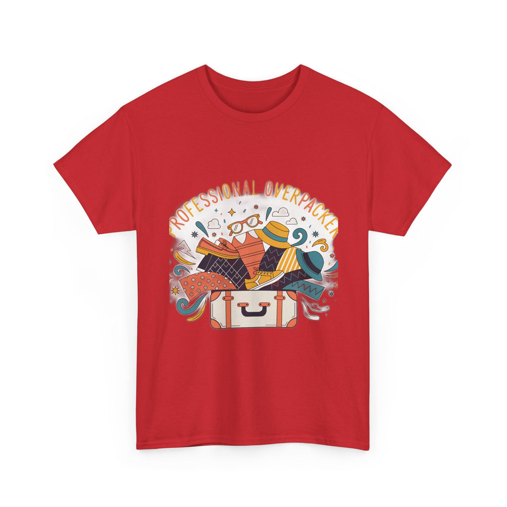 Professional Overpacker | Funny Travel T-Shirt for Overpackers