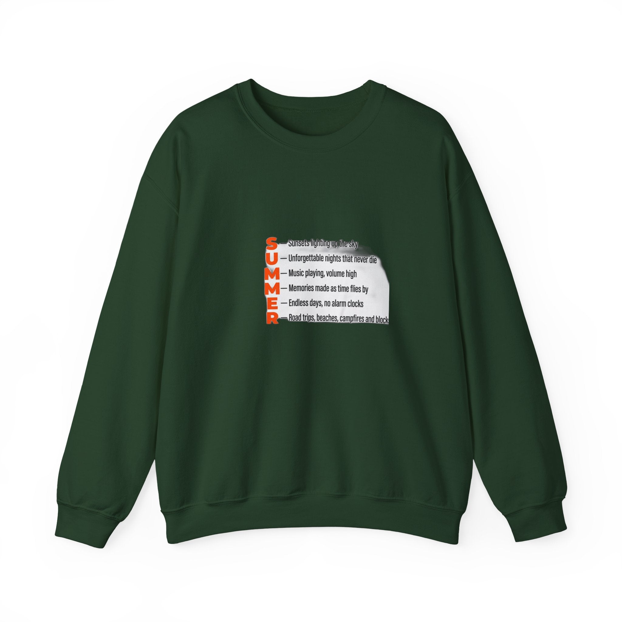 SUMMER Acrostic Poem - Teen Summer Vibes - Sweatshirt