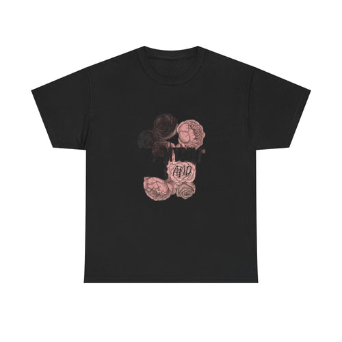 Burnout Bouquet - Watering Myself With Iced Coffee & Denial | Funny Work T-Shirt
