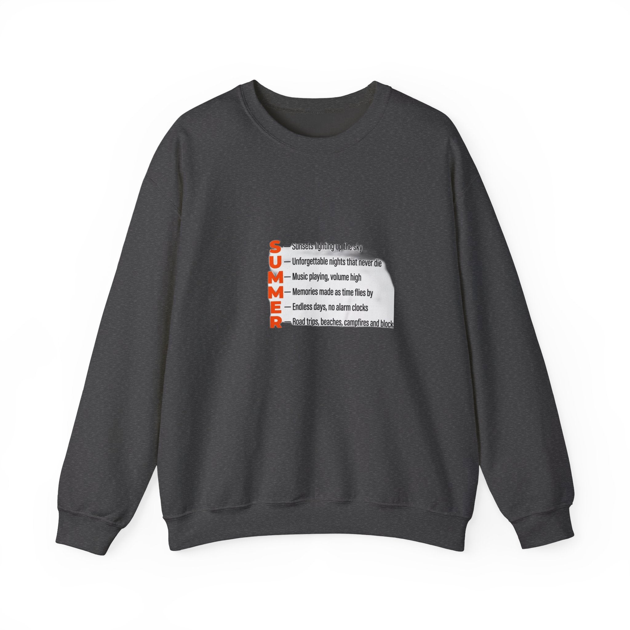 SUMMER Acrostic Poem - Teen Summer Vibes - Sweatshirt