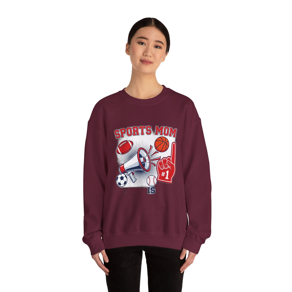 Sports Mom Sweatshirt - My Kid is the Reason I Yell - Team Mom Bleacher Shirt