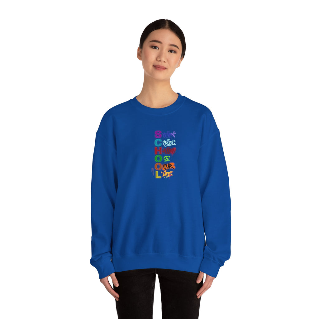 SCHOOL | Seven Cruel Hours Of Our Life | Crewneck Sweatshirt