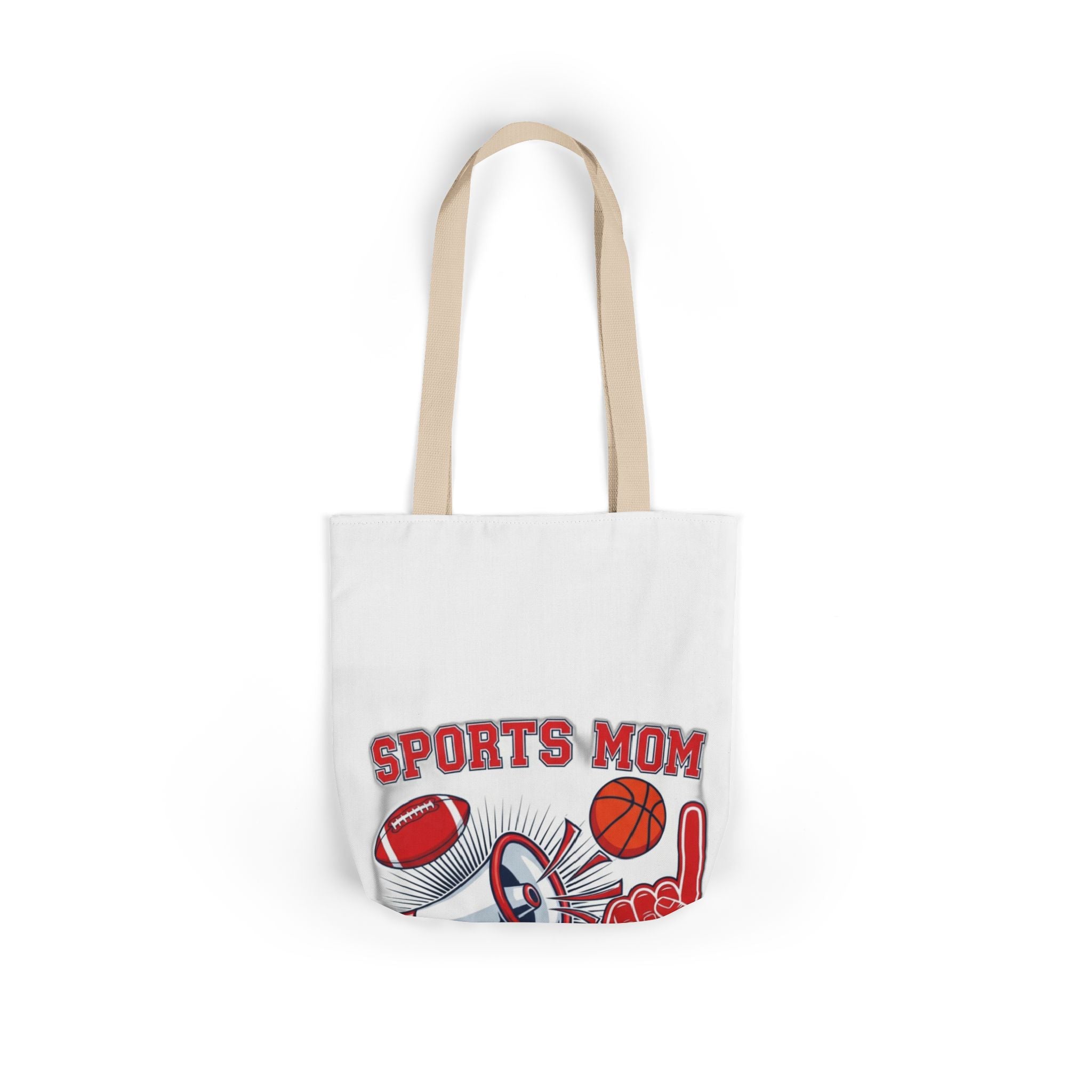 Sports Mom Tote Bag - My Kid is the Reason I Yell - Team Mom Canvas Bag