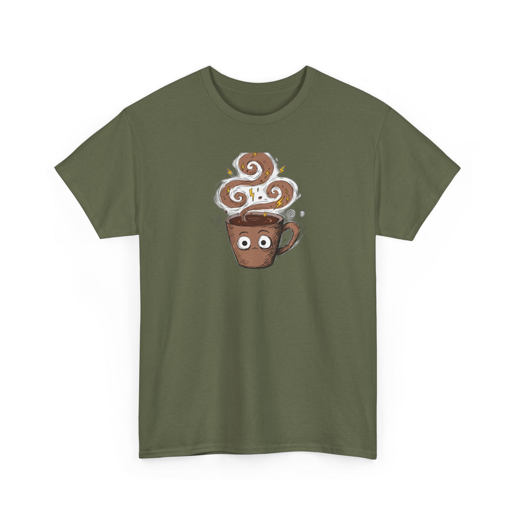On My Third Coffee And Starting to Feel It | Funny Anxiety T-Shirt