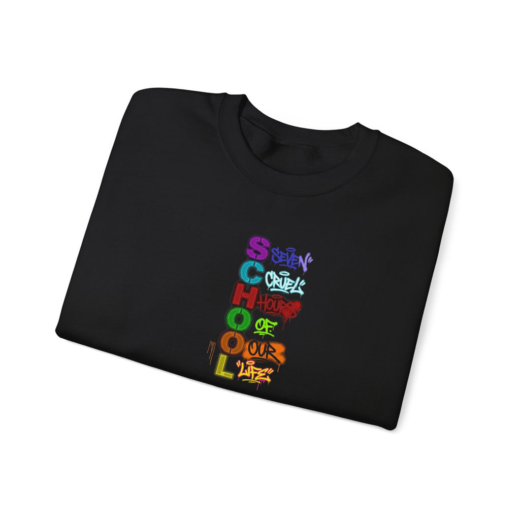 SCHOOL | Seven Cruel Hours Of Our Life | Crewneck Sweatshirt