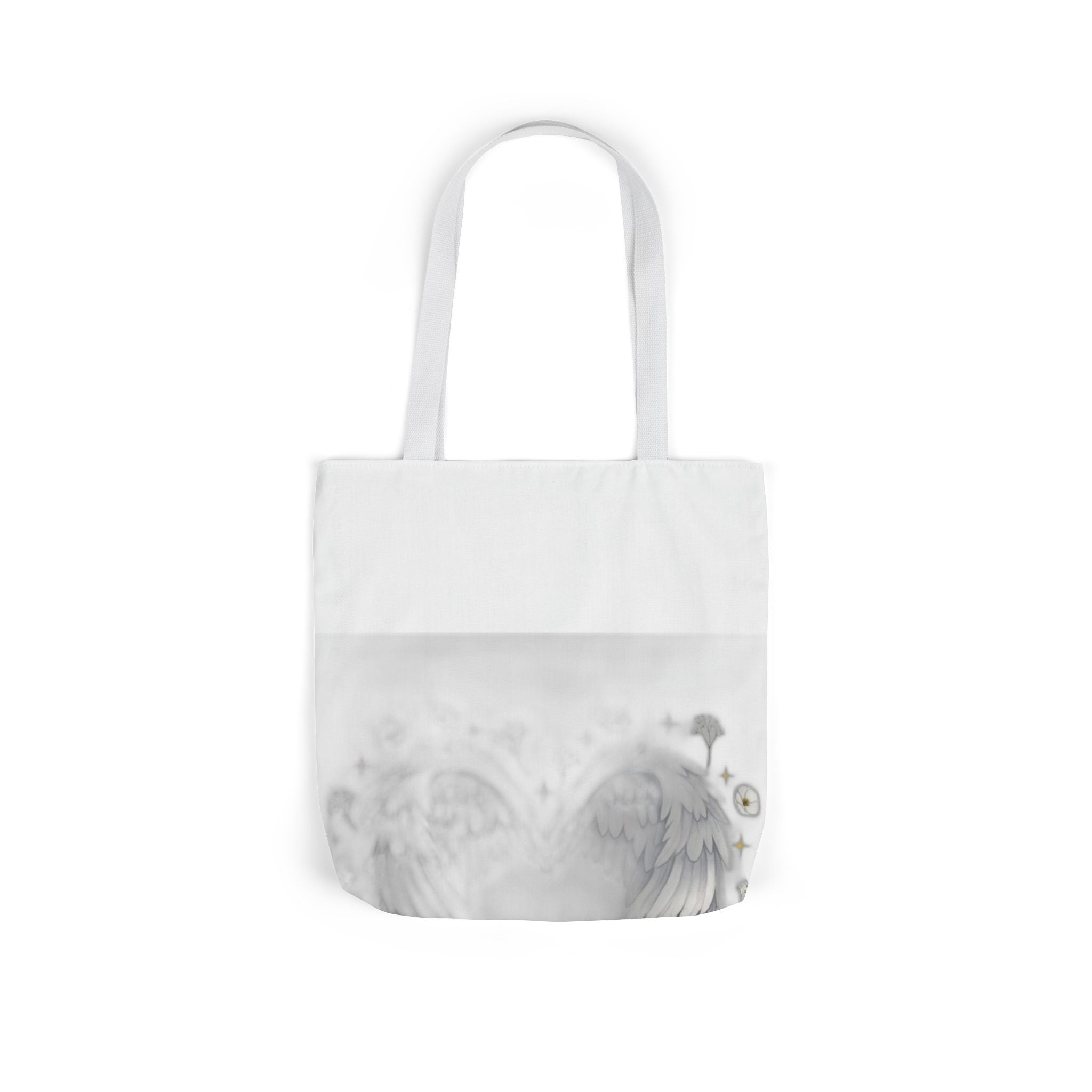 Angel Mom Memorial Tote Bag - Forever in My Heart - Remembrance Canvas Bag