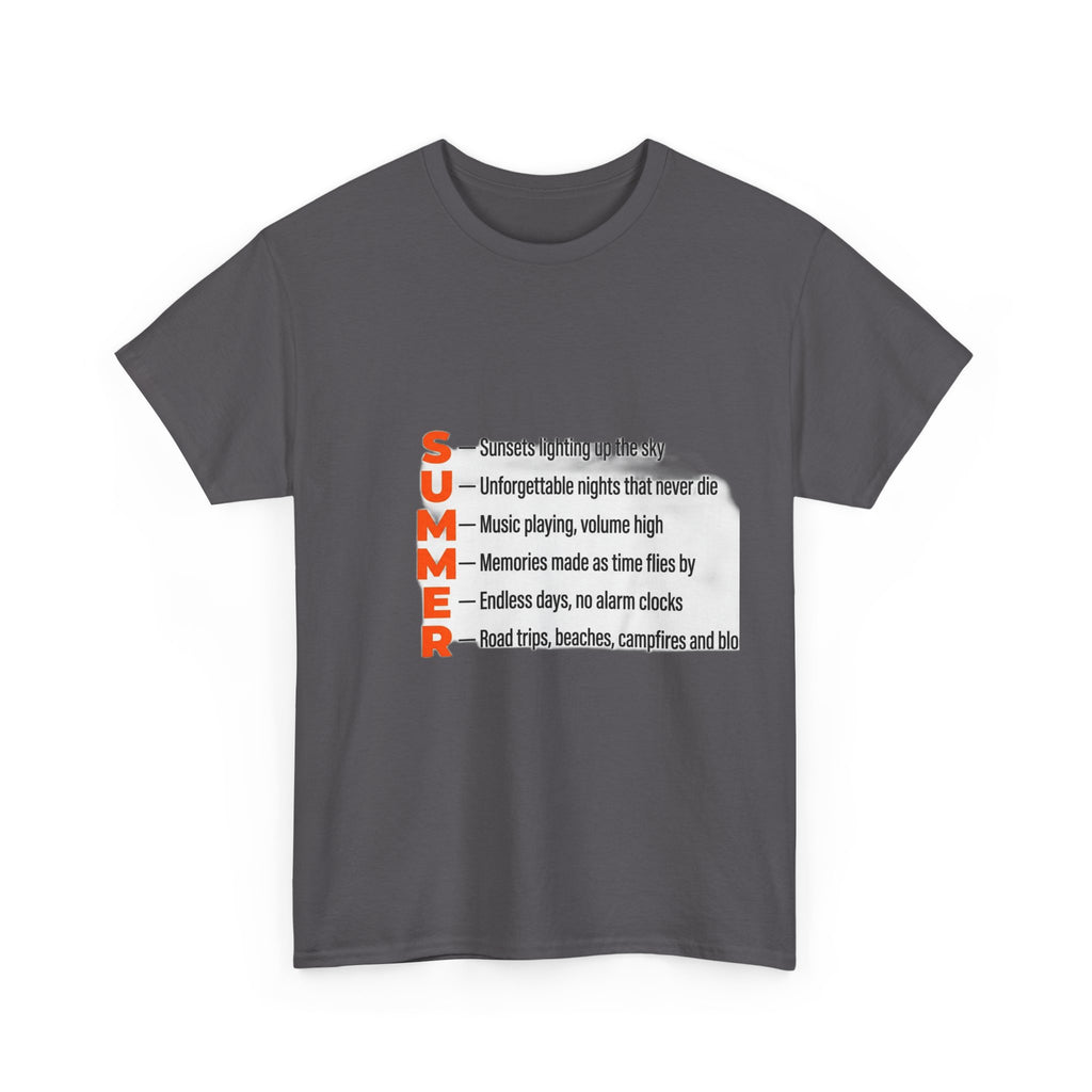 SUMMER Acrostic Poem - Teen Summer Vibes - Graphic Tee