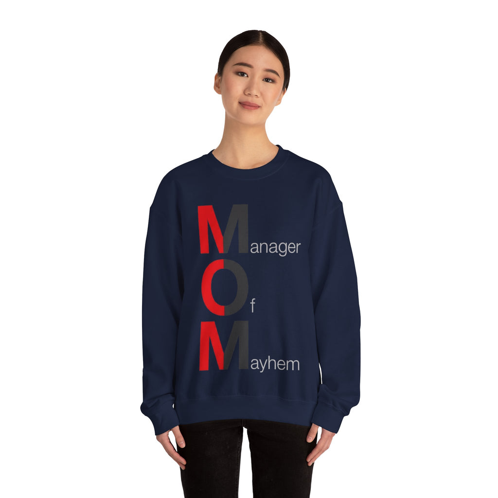 Manager Of Mayhem Sweatshirt | Mother's Day M.O.M. Gift