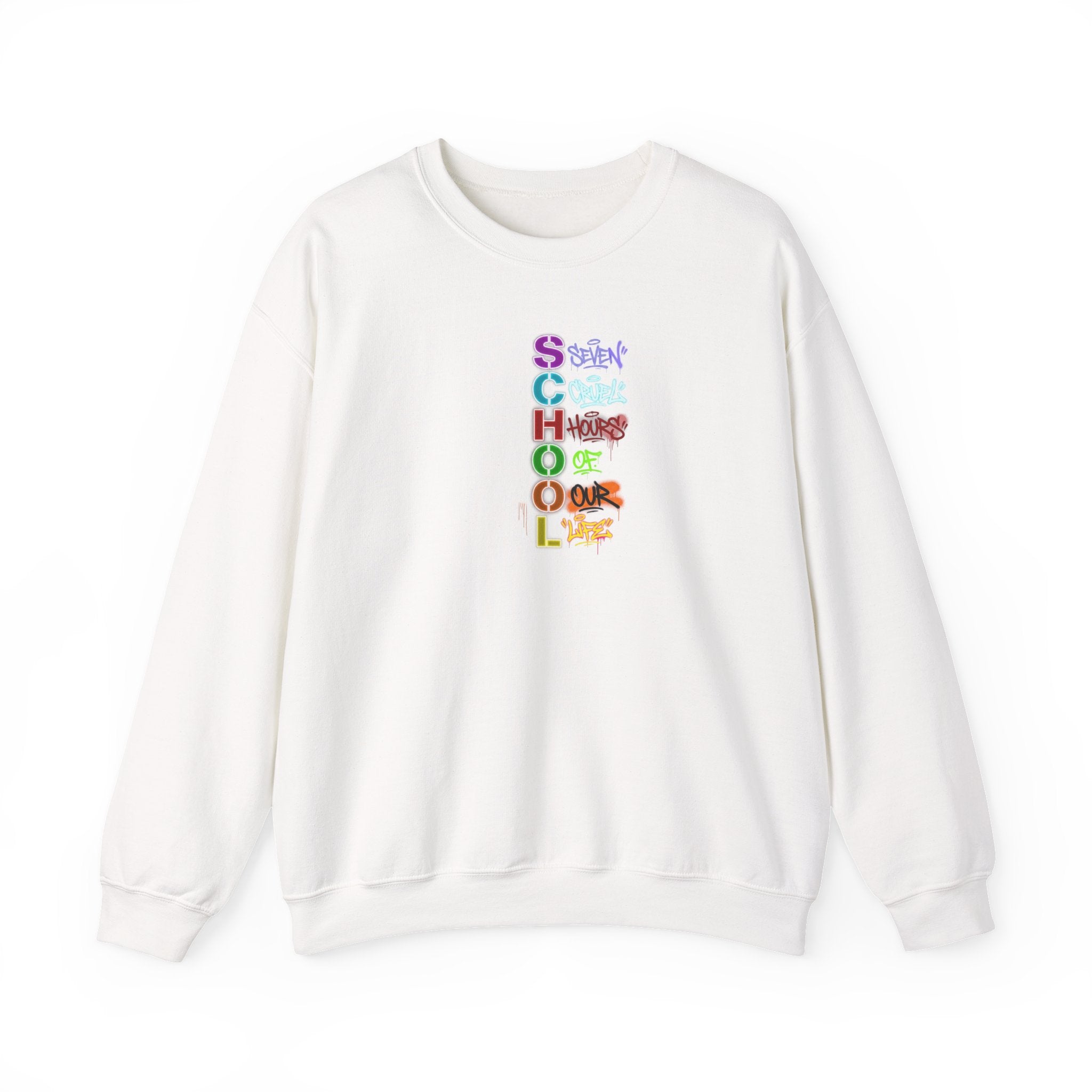 SCHOOL | Seven Cruel Hours Of Our Life | Crewneck Sweatshirt