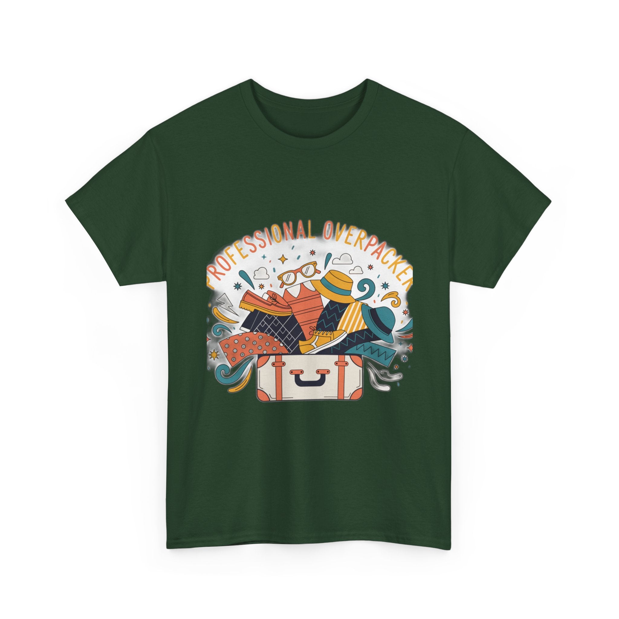 Professional Overpacker | Funny Travel T-Shirt for Overpackers