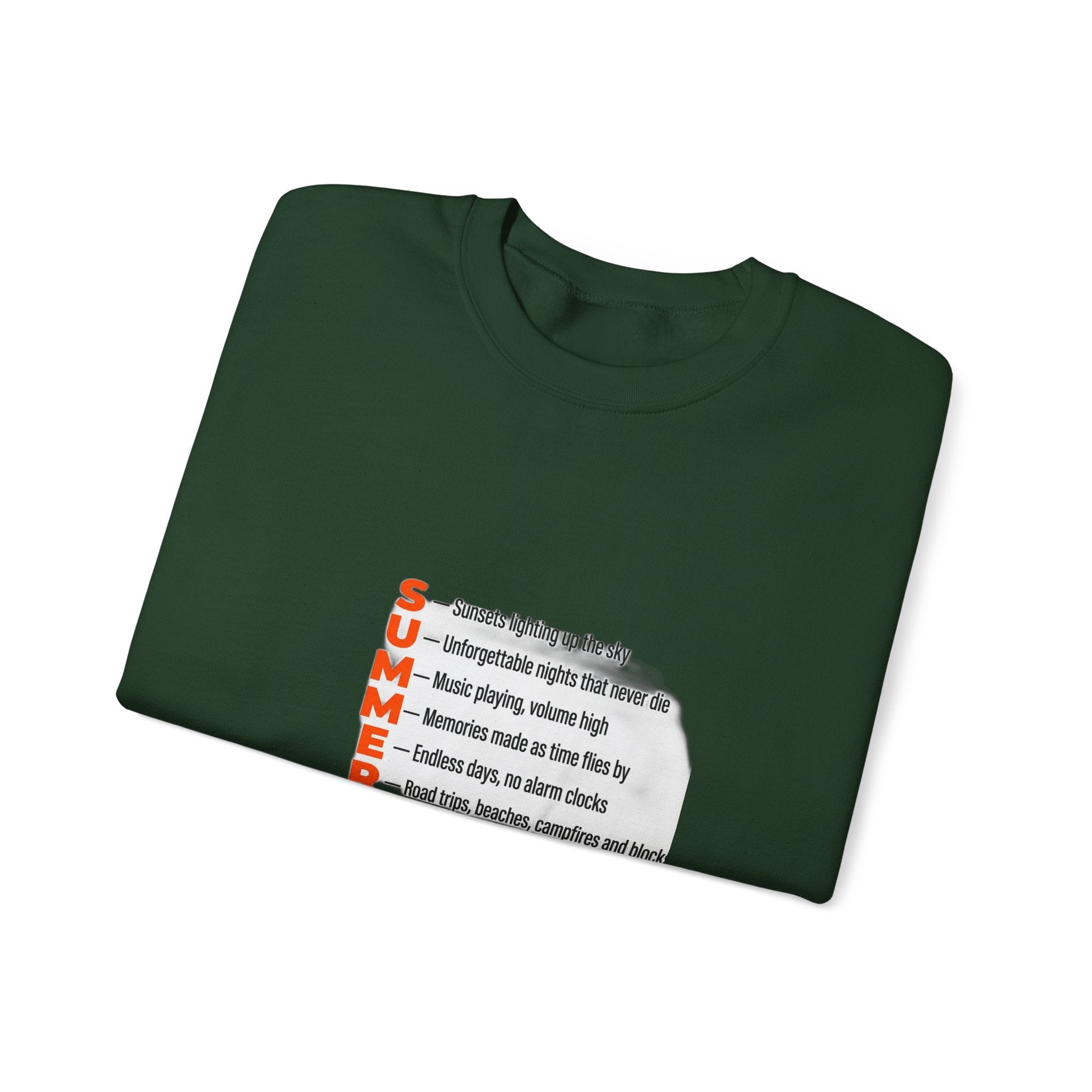 SUMMER Acrostic Poem - Teen Summer Vibes - Sweatshirt