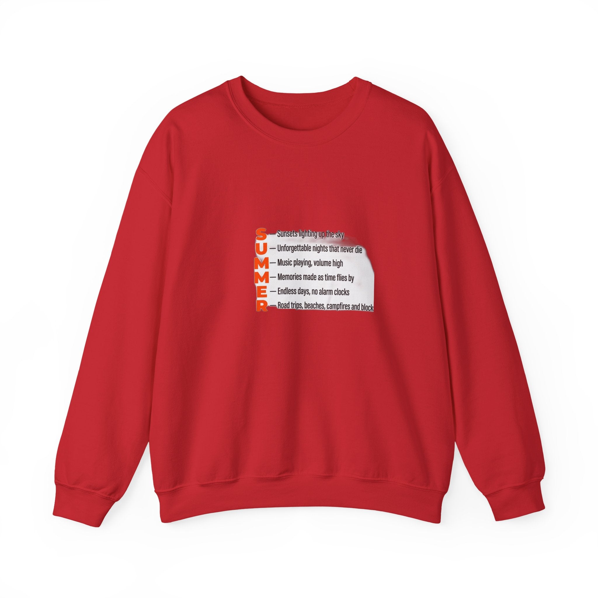 SUMMER Acrostic Poem - Teen Summer Vibes - Sweatshirt