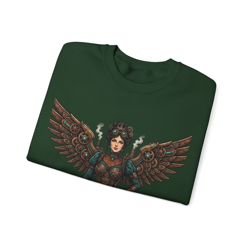 Steampunk Mother - Clockwork Wings Crewneck Sweatshirt