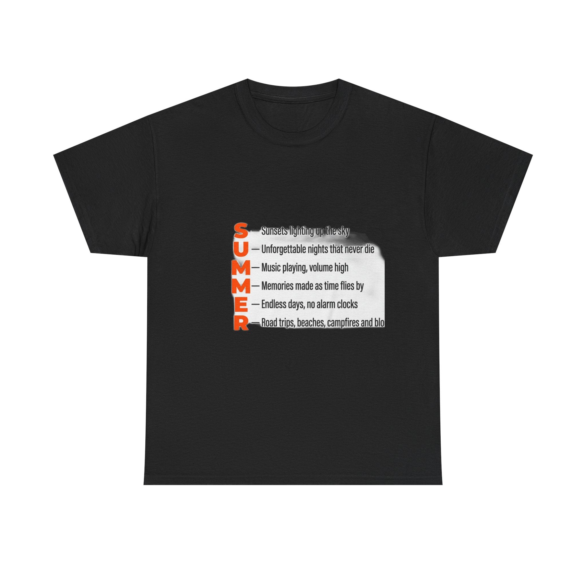 SUMMER Acrostic Poem - Teen Summer Vibes - Graphic Tee