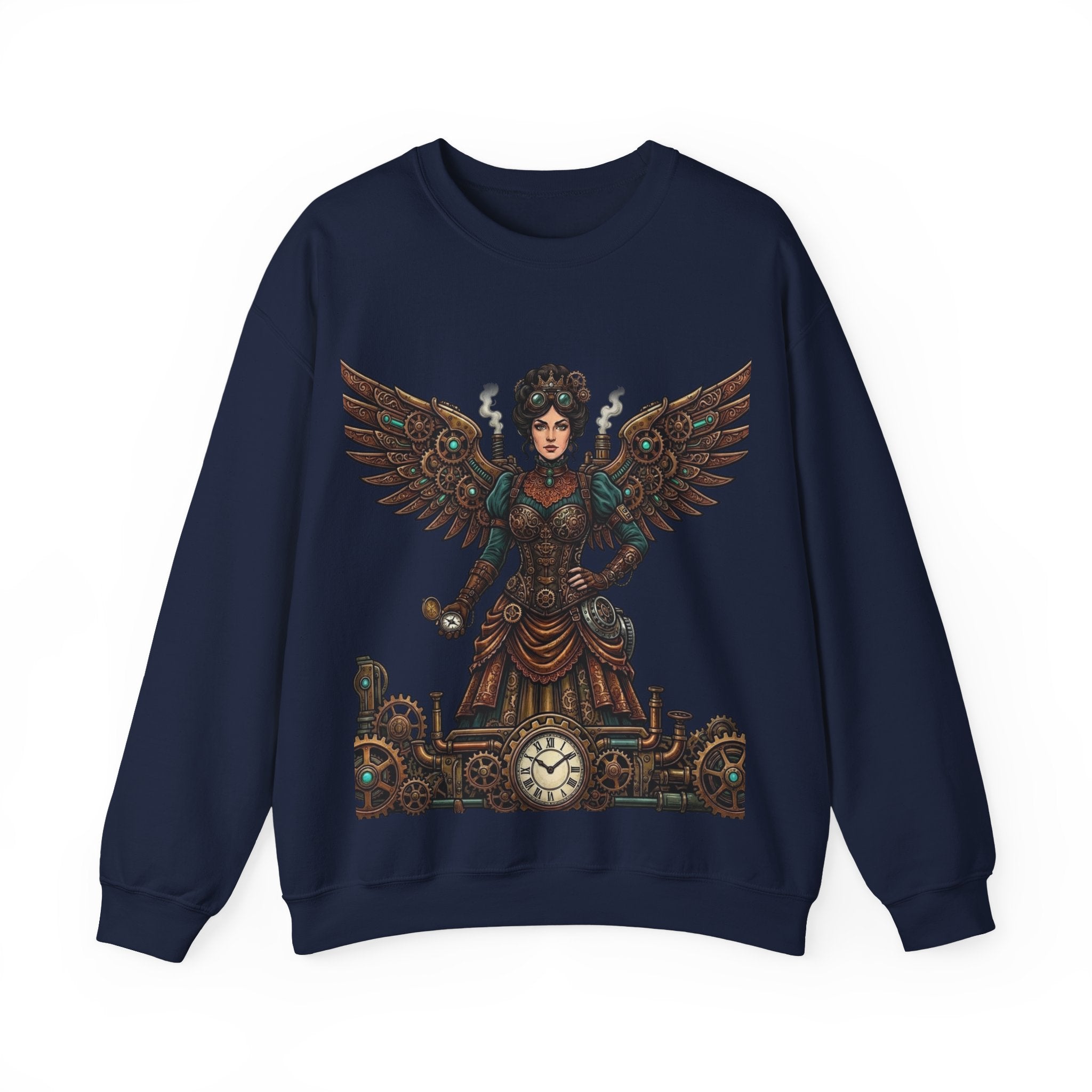 Steampunk Mother - Clockwork Wings Crewneck Sweatshirt