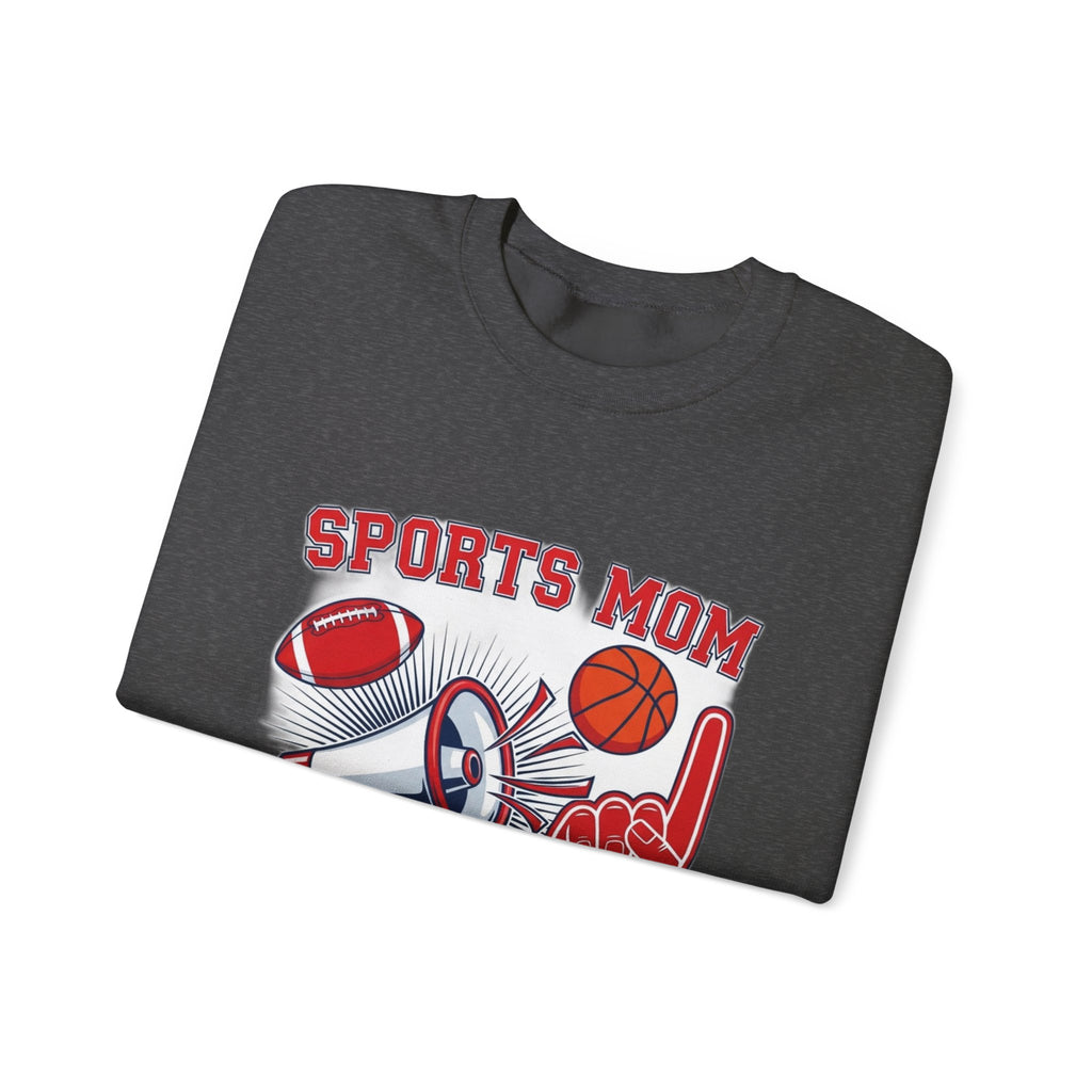Sports Mom Sweatshirt - My Kid is the Reason I Yell - Team Mom Bleacher Shirt