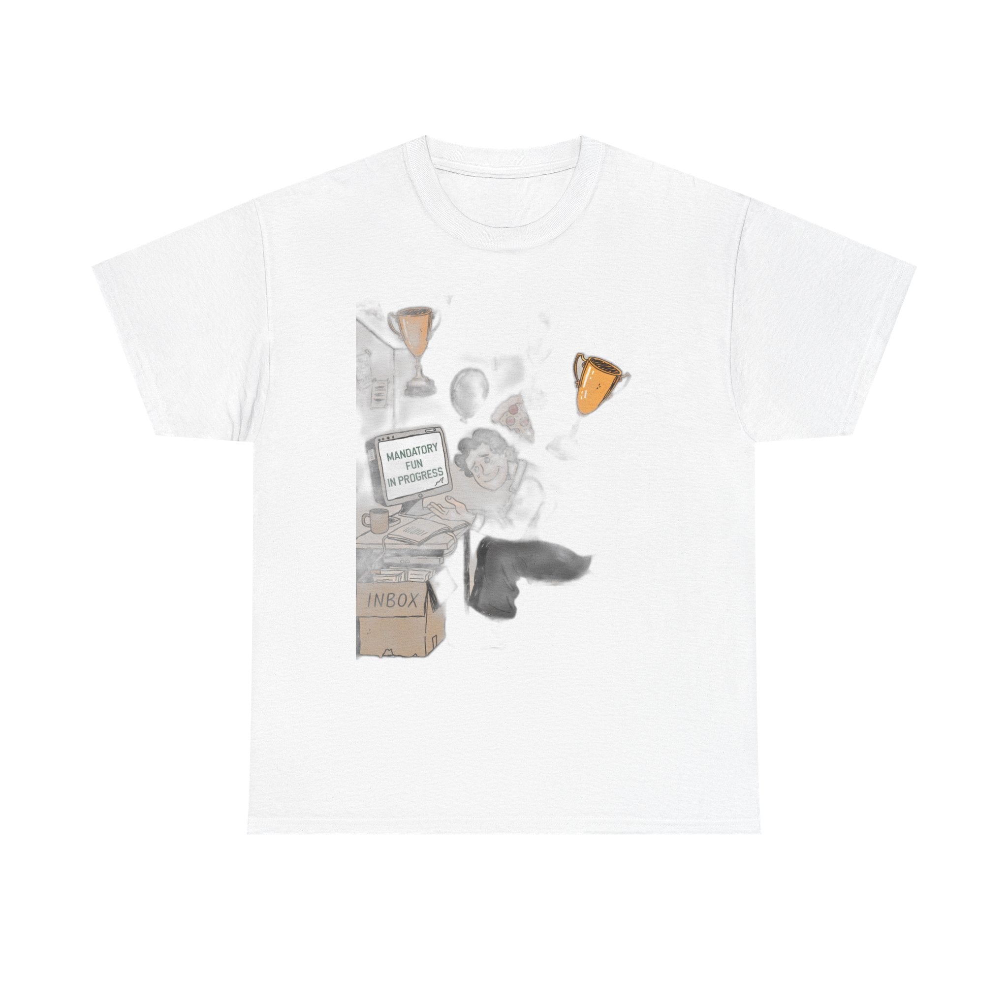 Our Corporate Wellness Day Is A Pizza Party And Mandatory Fun | Funny Office T-Shirt