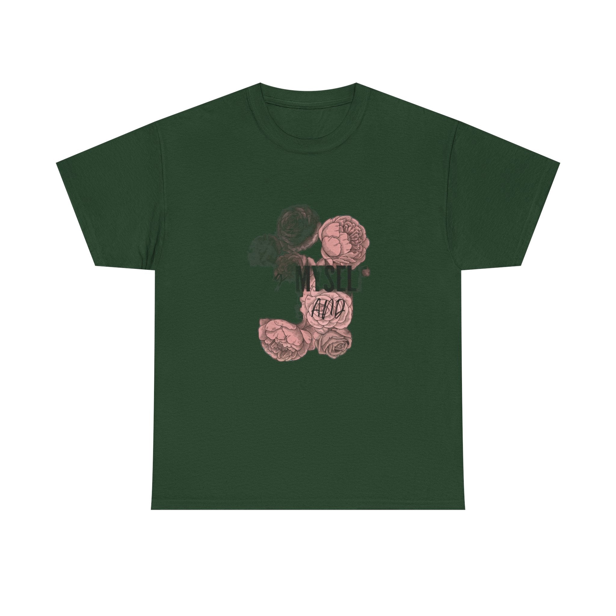 Burnout Bouquet - Watering Myself With Iced Coffee & Denial | Funny Work T-Shirt