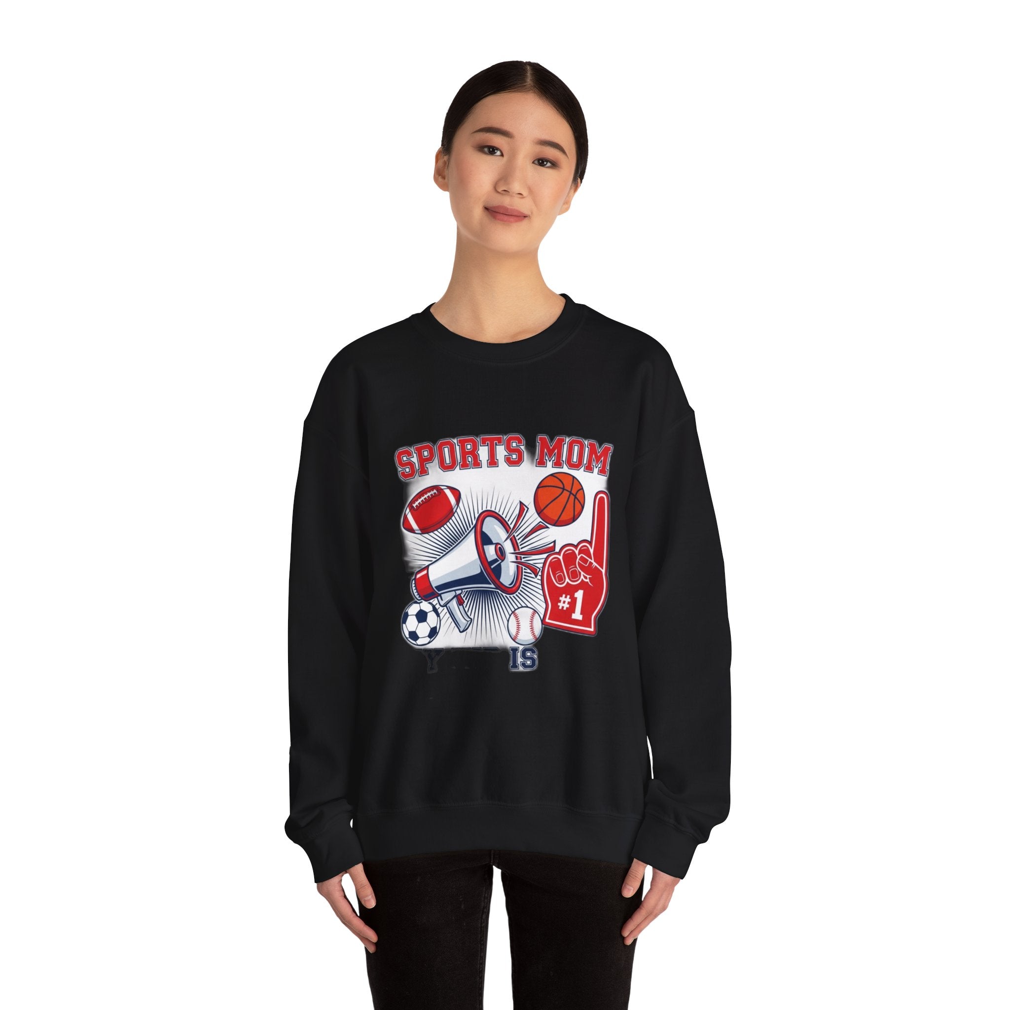 Sports Mom Sweatshirt - My Kid is the Reason I Yell - Team Mom Bleacher Shirt