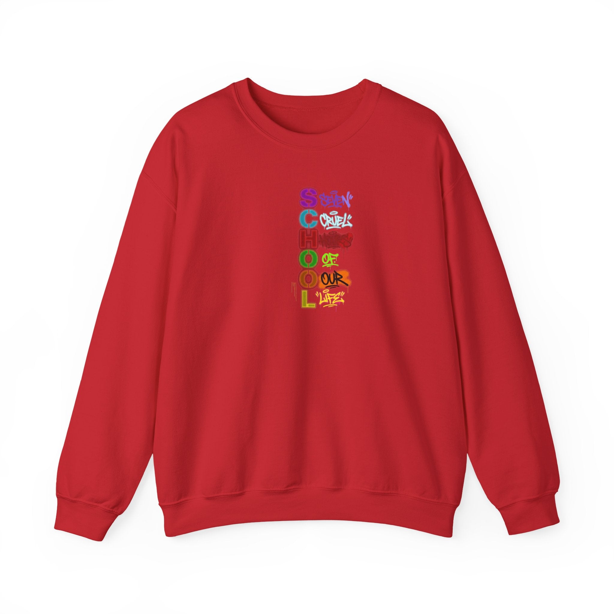 SCHOOL | Seven Cruel Hours Of Our Life | Crewneck Sweatshirt