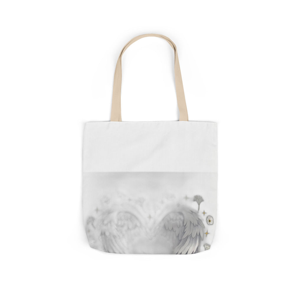 Angel Mom Memorial Tote Bag - Forever in My Heart - Remembrance Canvas Bag