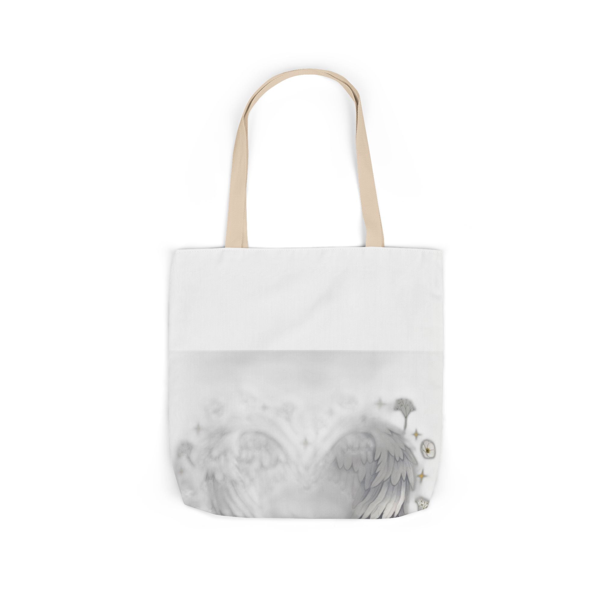 Angel Mom Memorial Tote Bag - Forever in My Heart - Remembrance Canvas Bag