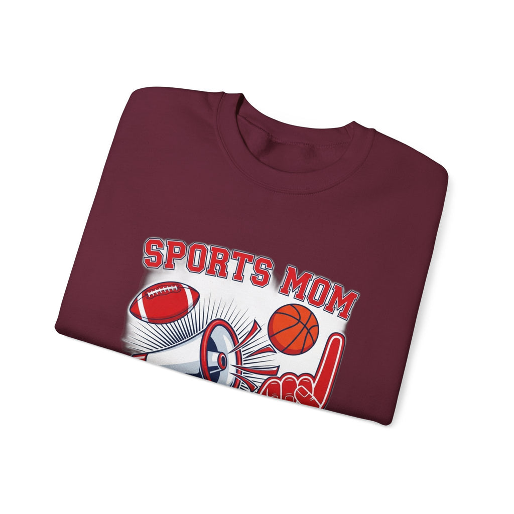 Sports Mom Sweatshirt - My Kid is the Reason I Yell - Team Mom Bleacher Shirt