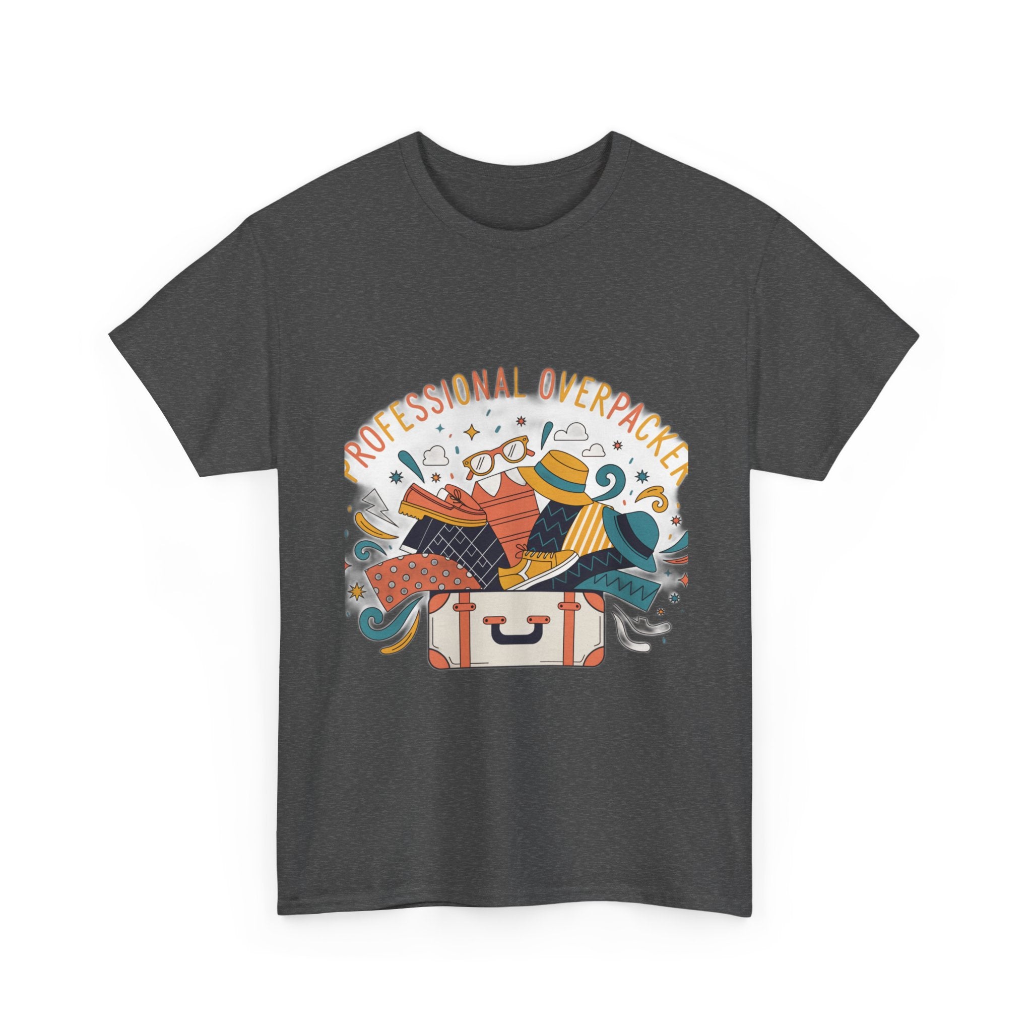 Professional Overpacker | Funny Travel T-Shirt for Overpackers