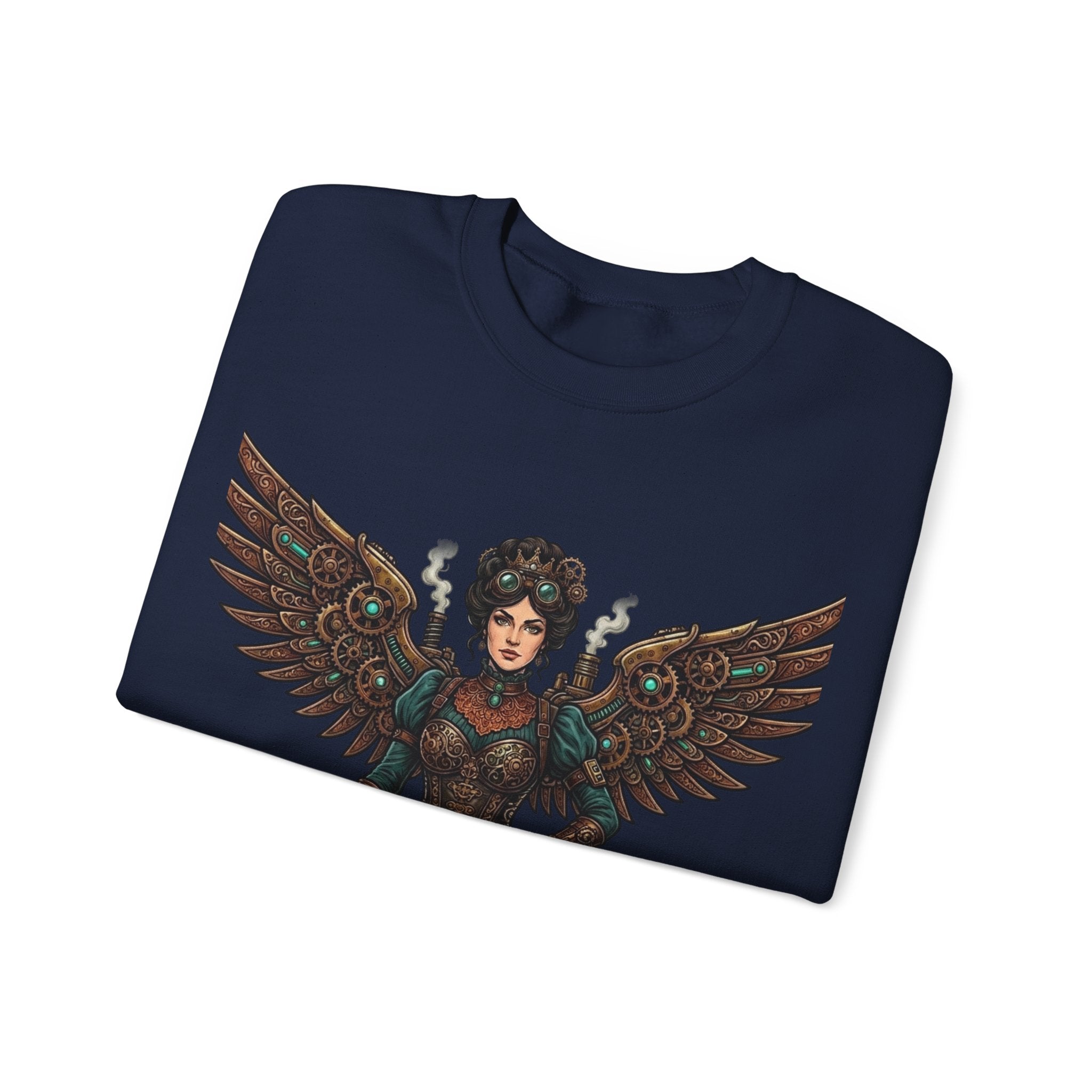 Steampunk Mother - Clockwork Wings Crewneck Sweatshirt