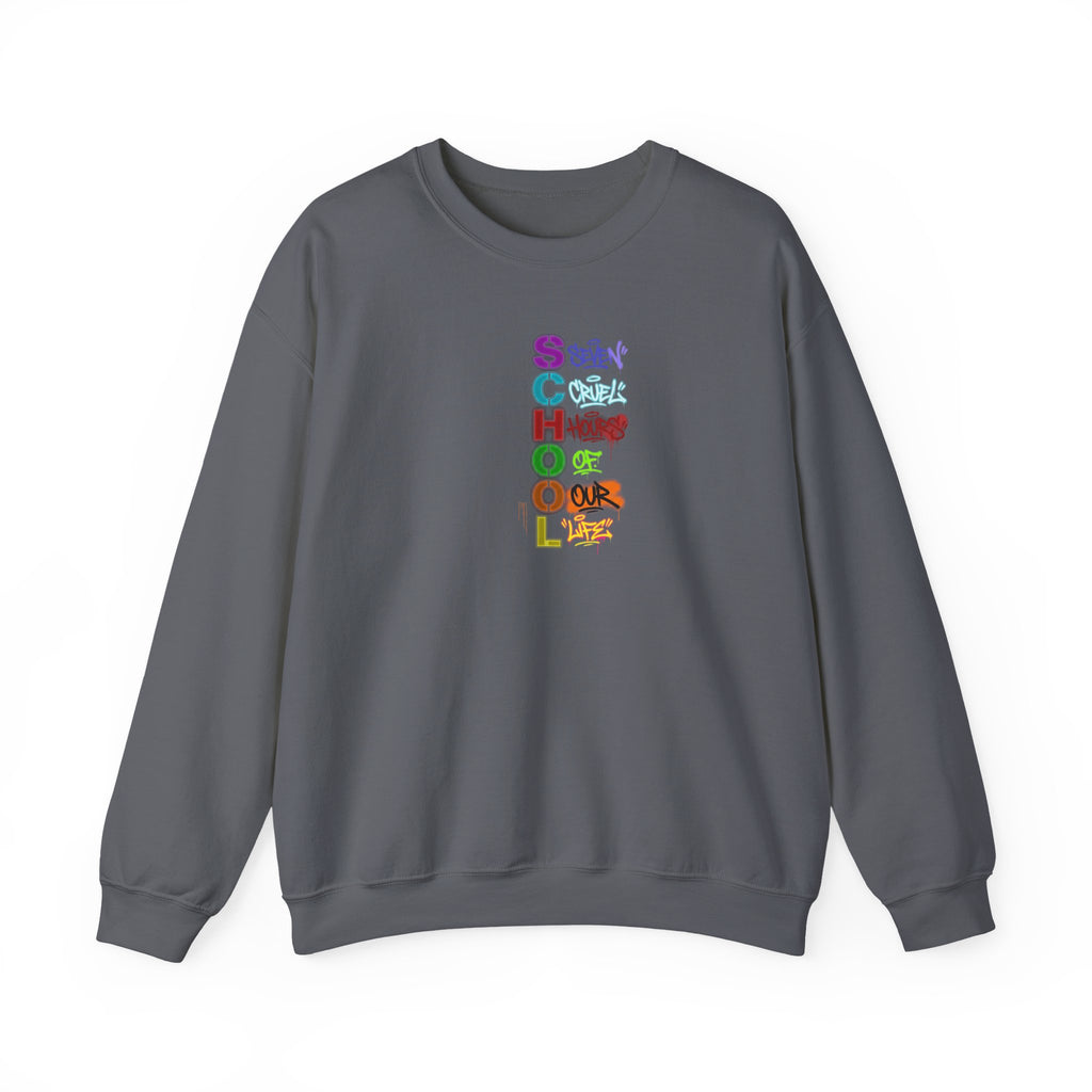 SCHOOL | Seven Cruel Hours Of Our Life | Crewneck Sweatshirt