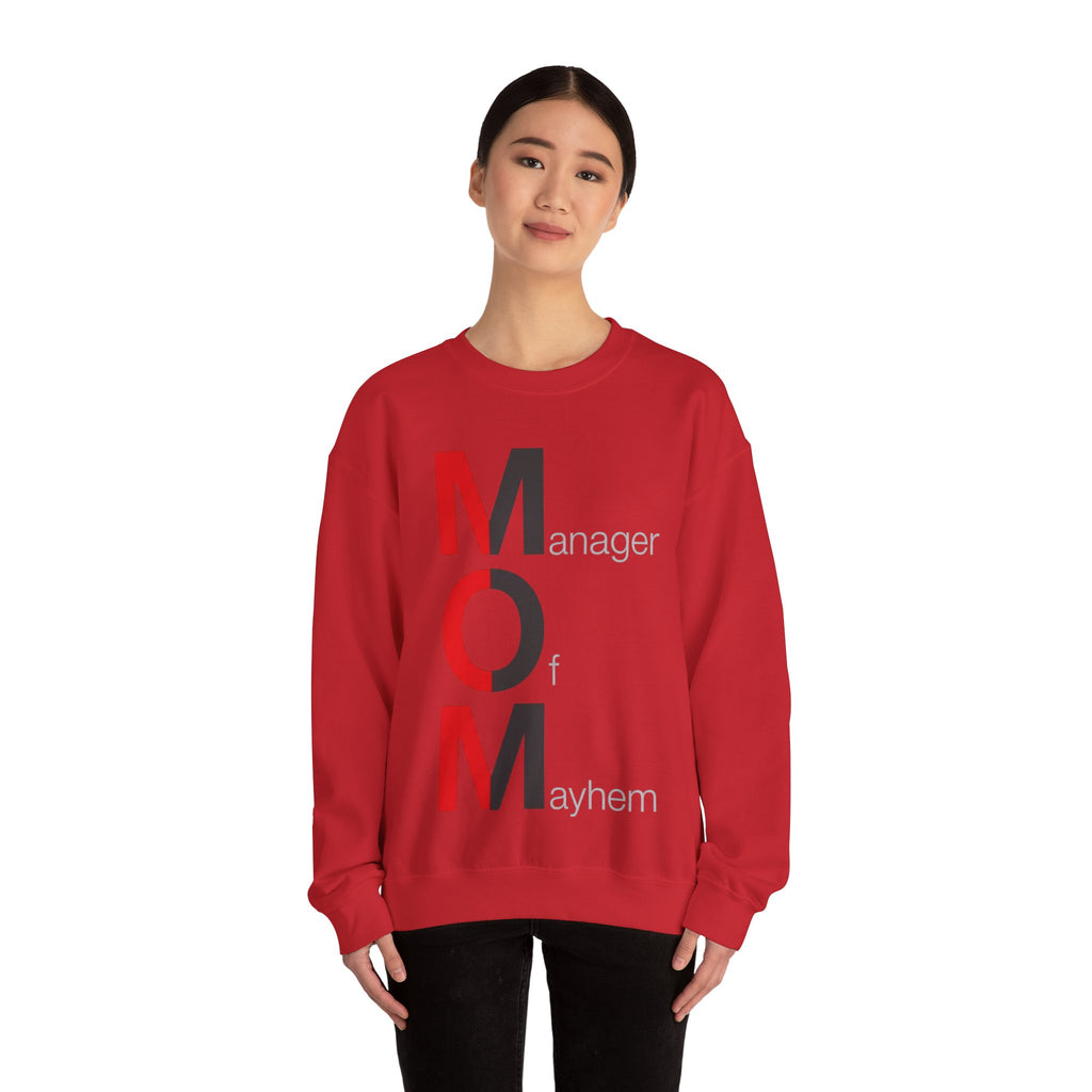 Manager Of Mayhem Sweatshirt | Mother's Day M.O.M. Gift