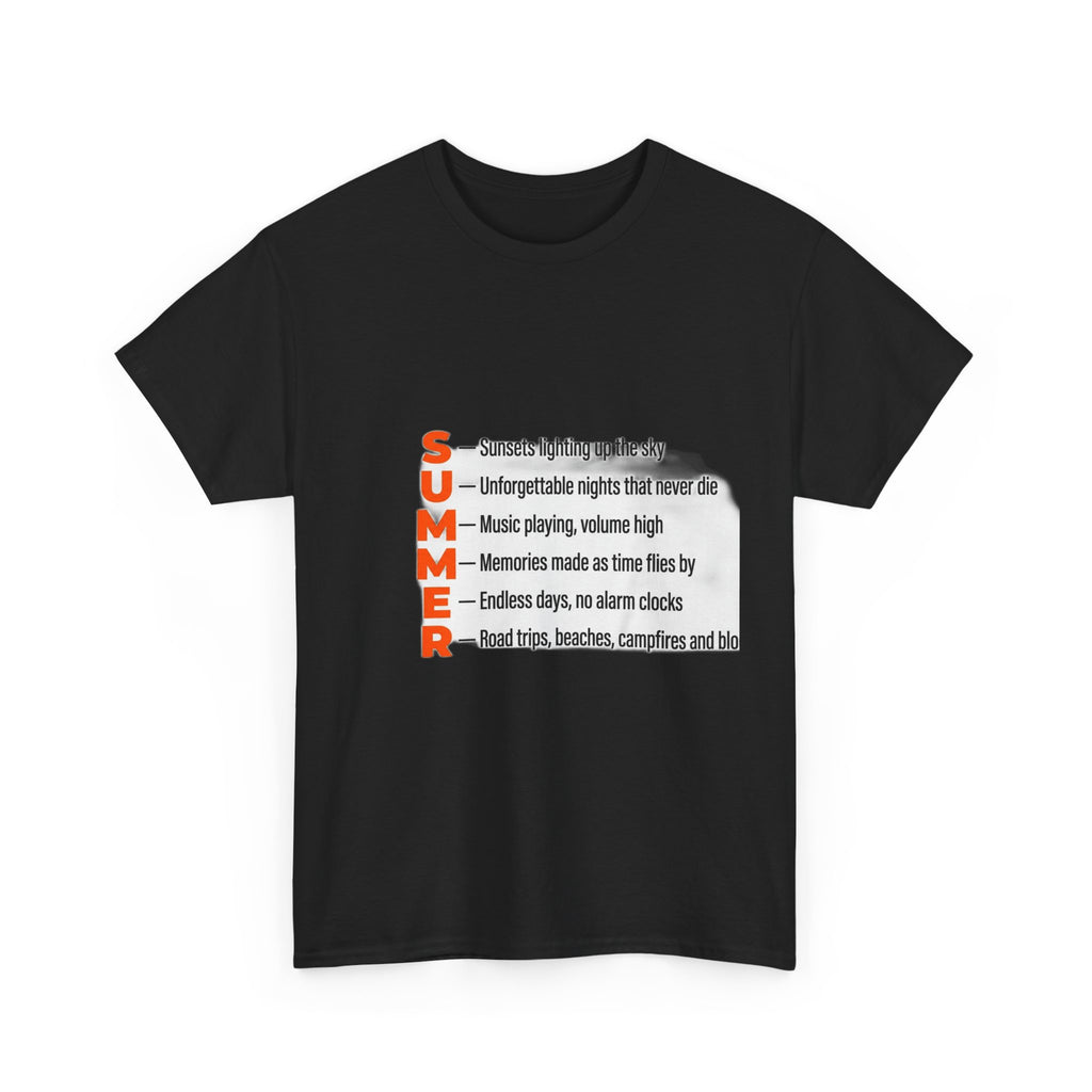 SUMMER Acrostic Poem - Teen Summer Vibes - Graphic Tee