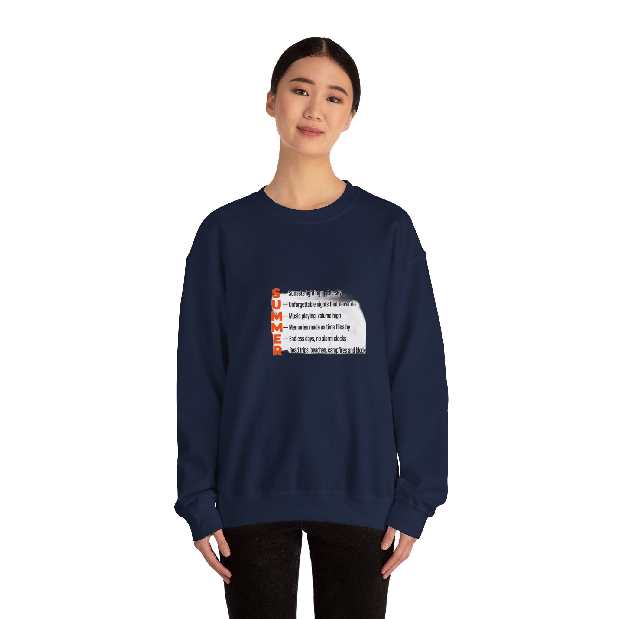 SUMMER Acrostic Poem - Teen Summer Vibes - Sweatshirt