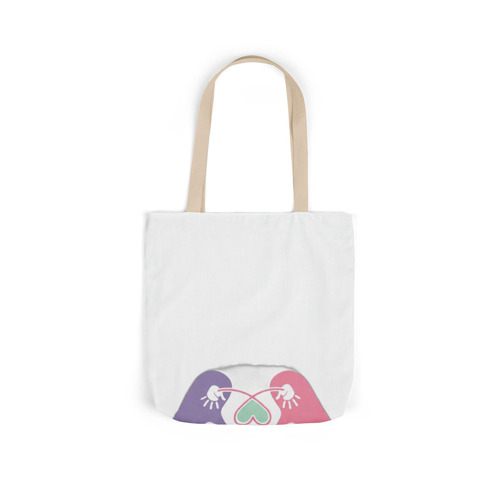 Twin Mom Tote Bag - Double the Trouble Double the Love - Twins Mother Canvas Bag